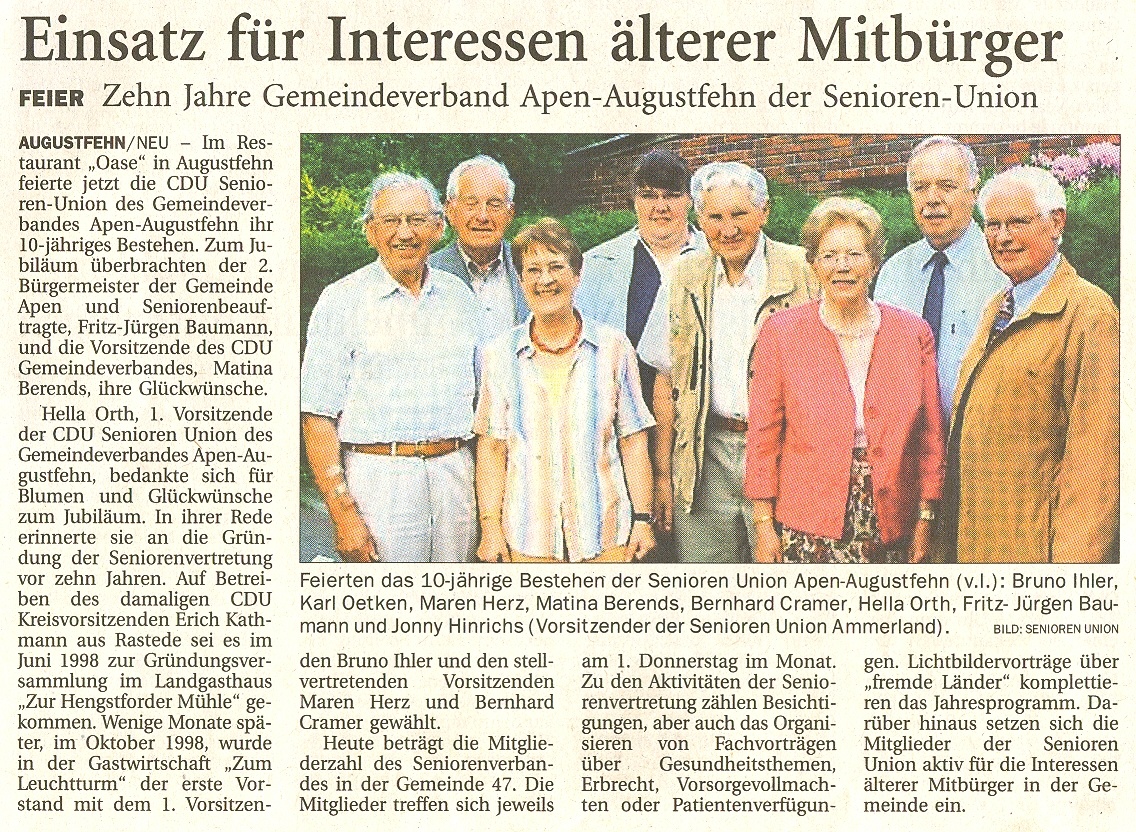 NWZ vom 18.06.2008