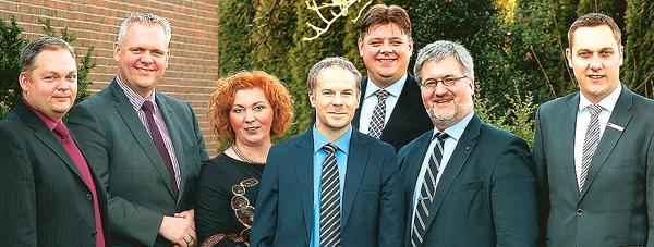 v.l.n.r.: Dr. Gunnar Habben, stv. Bürgermeister, Björn Thümler, Vorsitzender der CDU-Fraktion im Niedersächsischen Landtag, Jens Nacke MdL, Frauke Tammen, Dr. Thomas Burgdorff, Stephan Albani MdB, Matthias Huber, Bürgermeister v.l.n.r.: Dr. Gunnar Habben, stv. Bürgermeister, Björn Thümler, Vorsitzender der CDU-Fraktion im Niedersächsischen Landtag, Jens Nacke MdL, Frauke Tammen, Dr. Thomas Burgdorff, Stephan Albani MdB, Matthias Huber, Bürgermeister